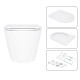 Набір Qtap Nest 4 в 1 підвісний унітаз Swan Ultra Quiet 520x360x320 + комплект інсталяції QT16335180W48200