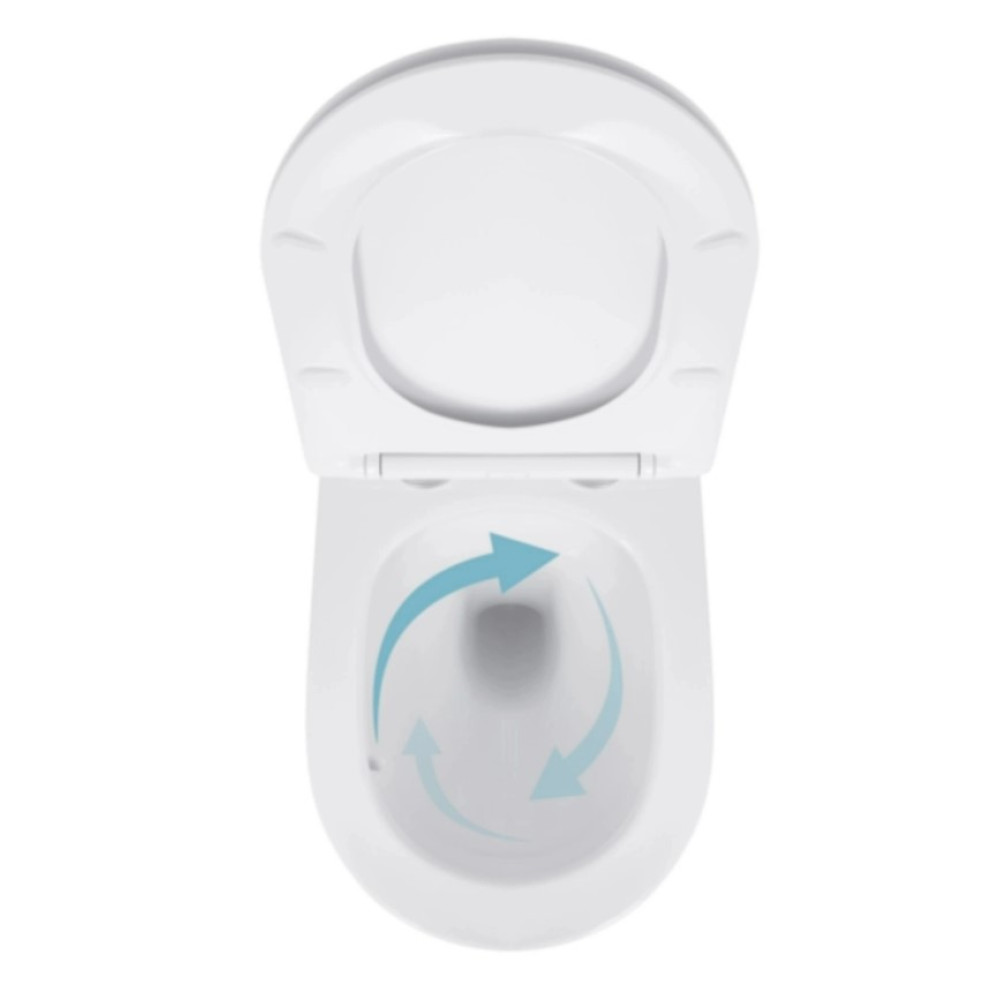 Набір Qtap Nest 4 в 1 підвісний унітаз Jay Ultra Quiet 520x360x320 + комплект інсталяції QT07335175W48201