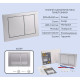 Набор Qtap Nest 4 в 1 подвесной унитаз Jay Ultra Quiet 520x360x320 + комплект установки QT07335175W48204