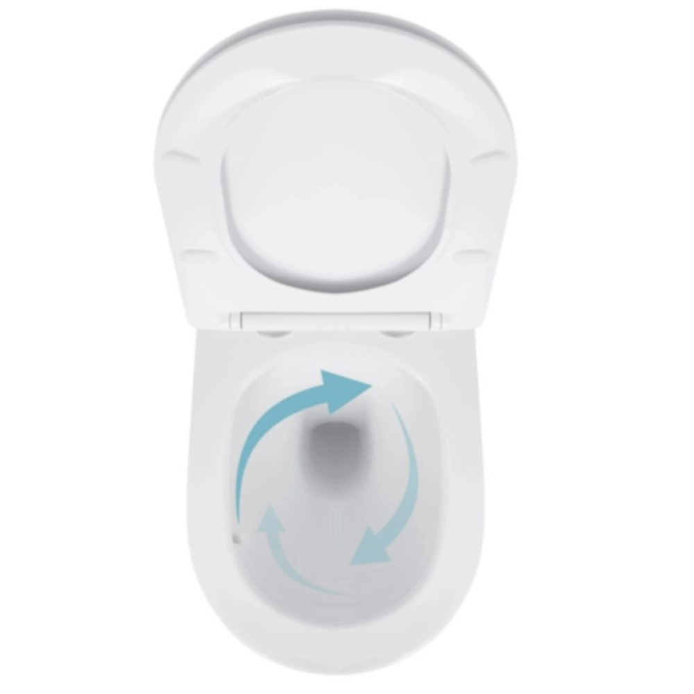Набор Qtap Nest 4 в 1 подвесной унитаз Jay Ultra Quiet 520x360x320 + комплект установки QT07335175W48204