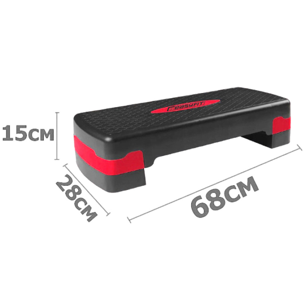 Степ платформа для аэробики и фитнеса EasyFit Step-A 2-ступенчатая (EF-0540)