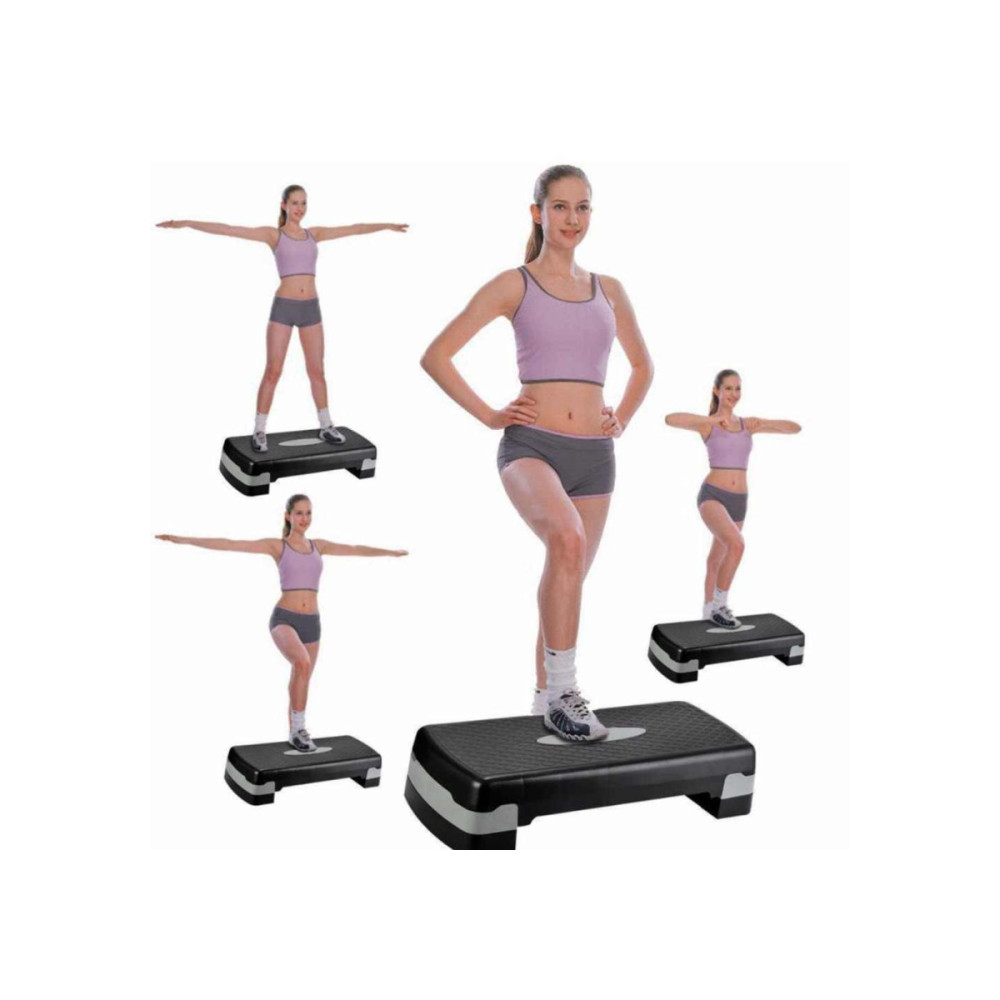 Степ платформа для аэробики и фитнеса EasyFit Step-A 2-ступенчатая (EF-0540)