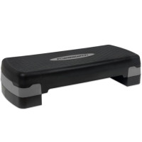 Степ платформа EasyFit Step-B 2-ступенчатая серая (EF-0540-GY)
