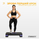 Степ платформа EasyFit Step-B 2-ступенчатая фиолетовая (EF-0540-V)