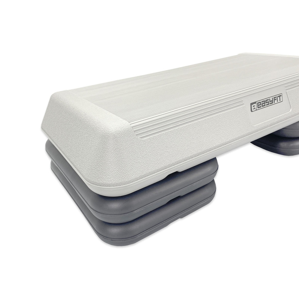 Степ платформа для аэробики и фитнеса EasyFit EF-0542 3 уровня Серая (EF-0542)