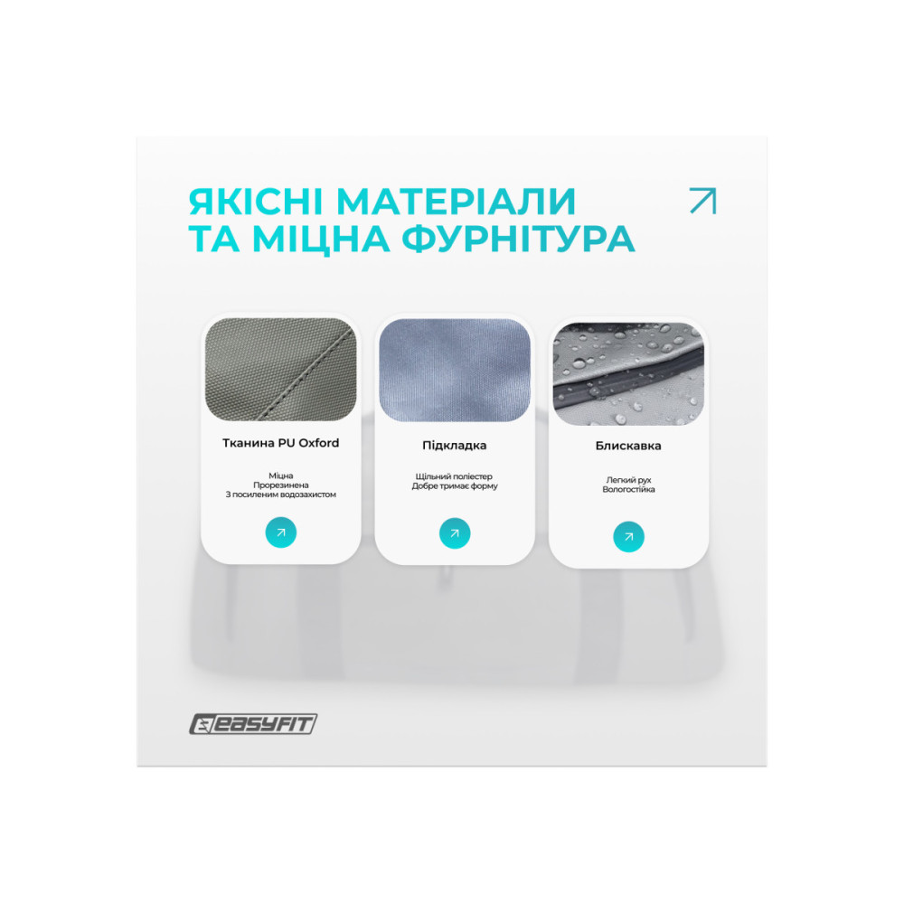 Спортивная сумка-рюкзак EasyFit BackBag 28 л (EF-8003-GY)