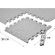 Мат-пазл EasyFit SwallowTail EVA 120х60х1 см татами ласточкин хвост Серый (EF-1950-30-GY)
