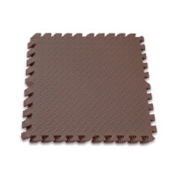 Татамі мат EasyFit SwallowTail (60х60 см) пазл ластівчин хвіст коричневий (EF-1950-BN)