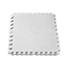 Мат-пазл EasyFit SwallowTail EVA 120х120х1 см татами ласточкин хвост Белый (EF-1950-W)