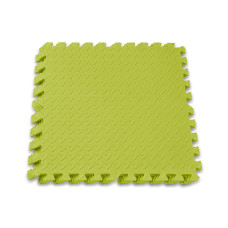 Мат-пазл EasyFit SwallowTail EVA 120х120х1 см татами ласточкин хвост Желтый (EF-1950-Y)