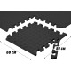 Мат-пазл EasyFit SwallowTail-2 EVA 120х120х2 см татамі ластівчин хвіст Чорний (EF-1960-BK)