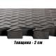 Мат-пазл EasyFit SwallowTail-2 EVA 120х120х2 см татамі ластівчин хвіст Чорний (EF-1960-BK)