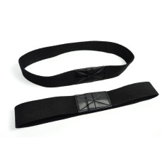 Лямки атлетические EasyFit для турника и перекладины черные (EF-0036)