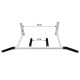 Турник на стену EasyFit ChinUP белый (EF-1050-BW)