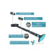 Розсувний розпірний турнік EasyFit BlueGymBar 95-120 см (EF-1634-2)