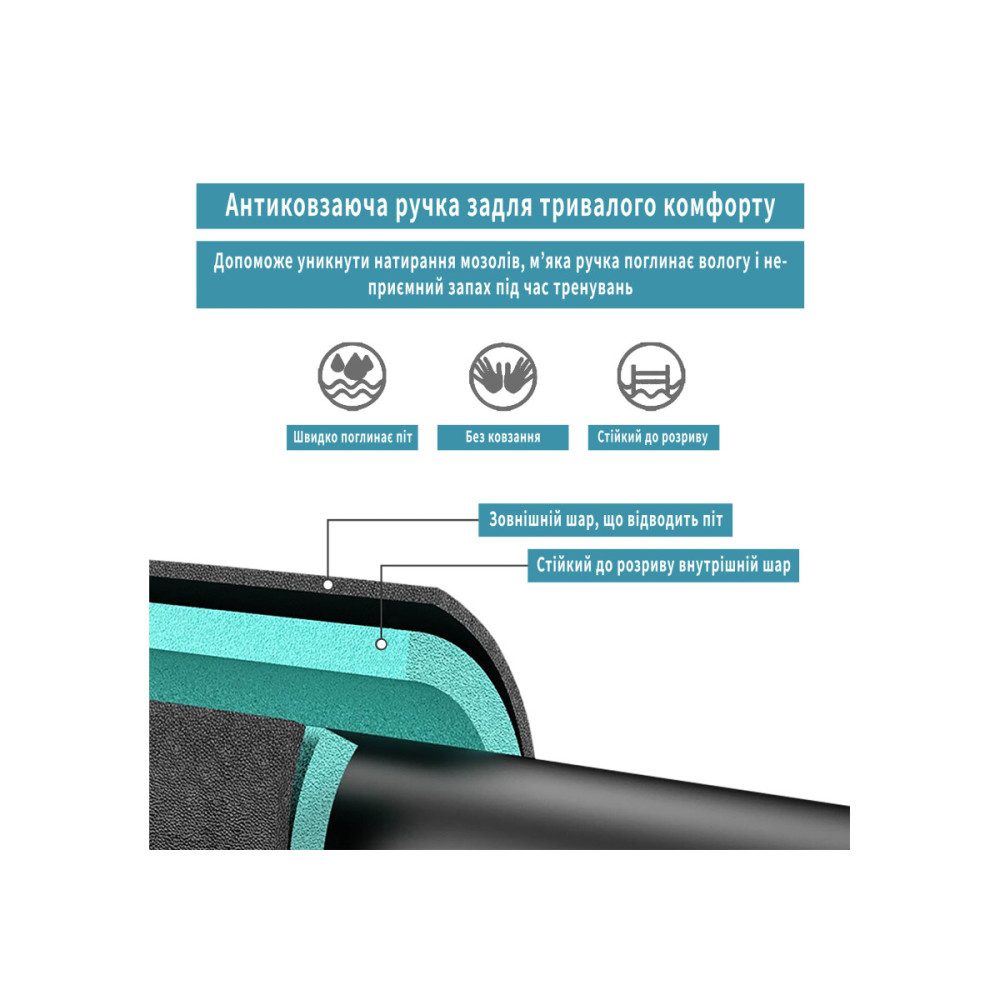 Розсувний розпірний турнік EasyFit BlueGymBar 95-120 см (EF-1634-2)