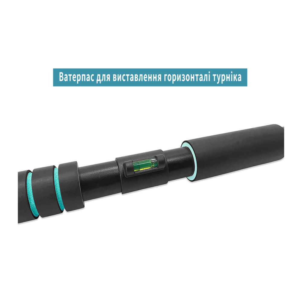 Розсувний розпірний турнік EasyFit BlueGymBar 95-120 см (EF-1634-2)