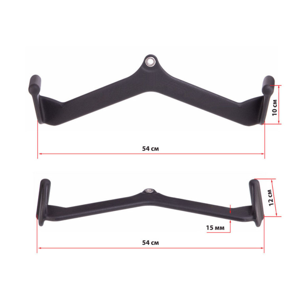 Ручка для тяги EasyFit із широким хватом 54 см (EF-8082)