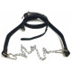 Упряж EasyFit BISON чорна (шкіра) (EF-HLBSNBK)
