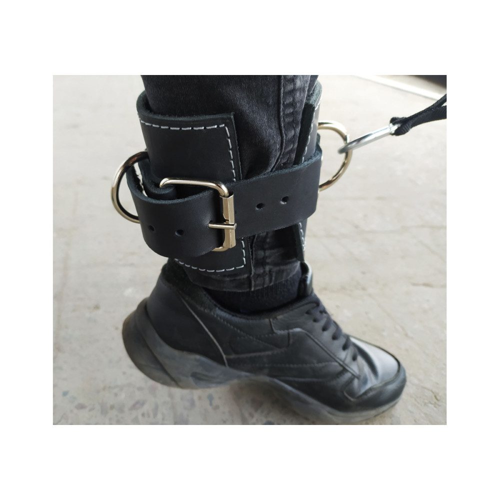 Манжета EasyFit F10 для тяги на тренажері (шкіра) (EF-LGSTR-F10)