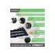 Утяжелители EasyFit 0,5-2,5 кг для ног и рук Черный-серый (EF-WHT-0,5-2,5)