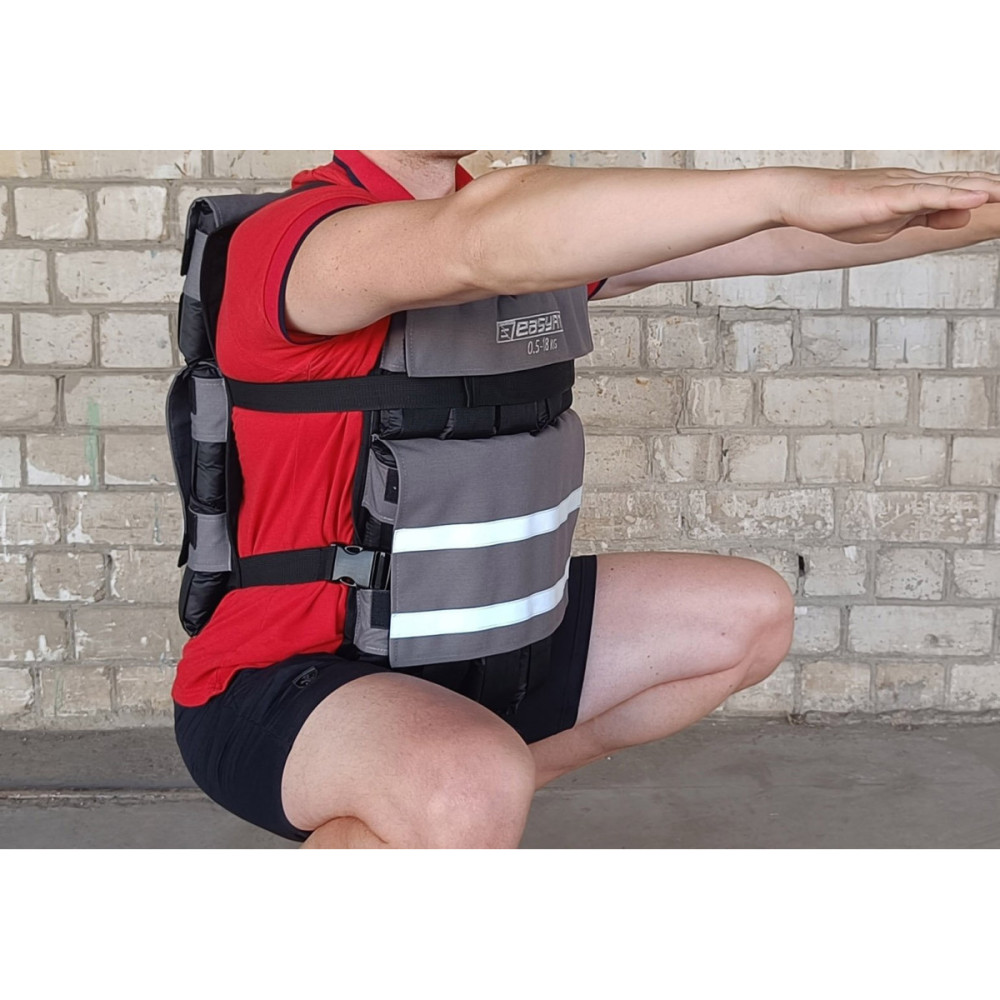 Жилет утяжелитель EasyFit Armor 18 кг наборной с шагом 0,5 кг (EF-WTV-180)