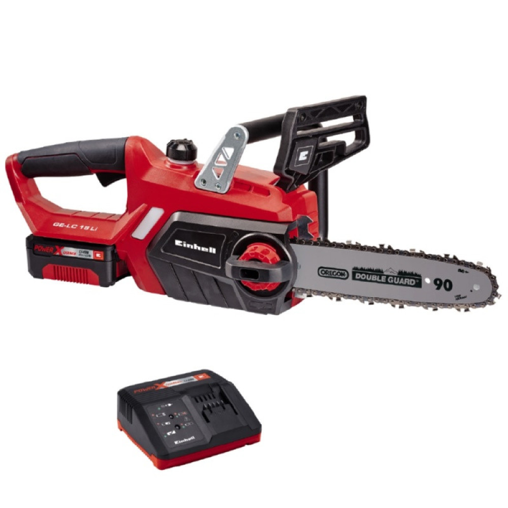 Акумуляторна ланцюгова пилка Einhell GE-LC 18 Li Kit (4501760)
