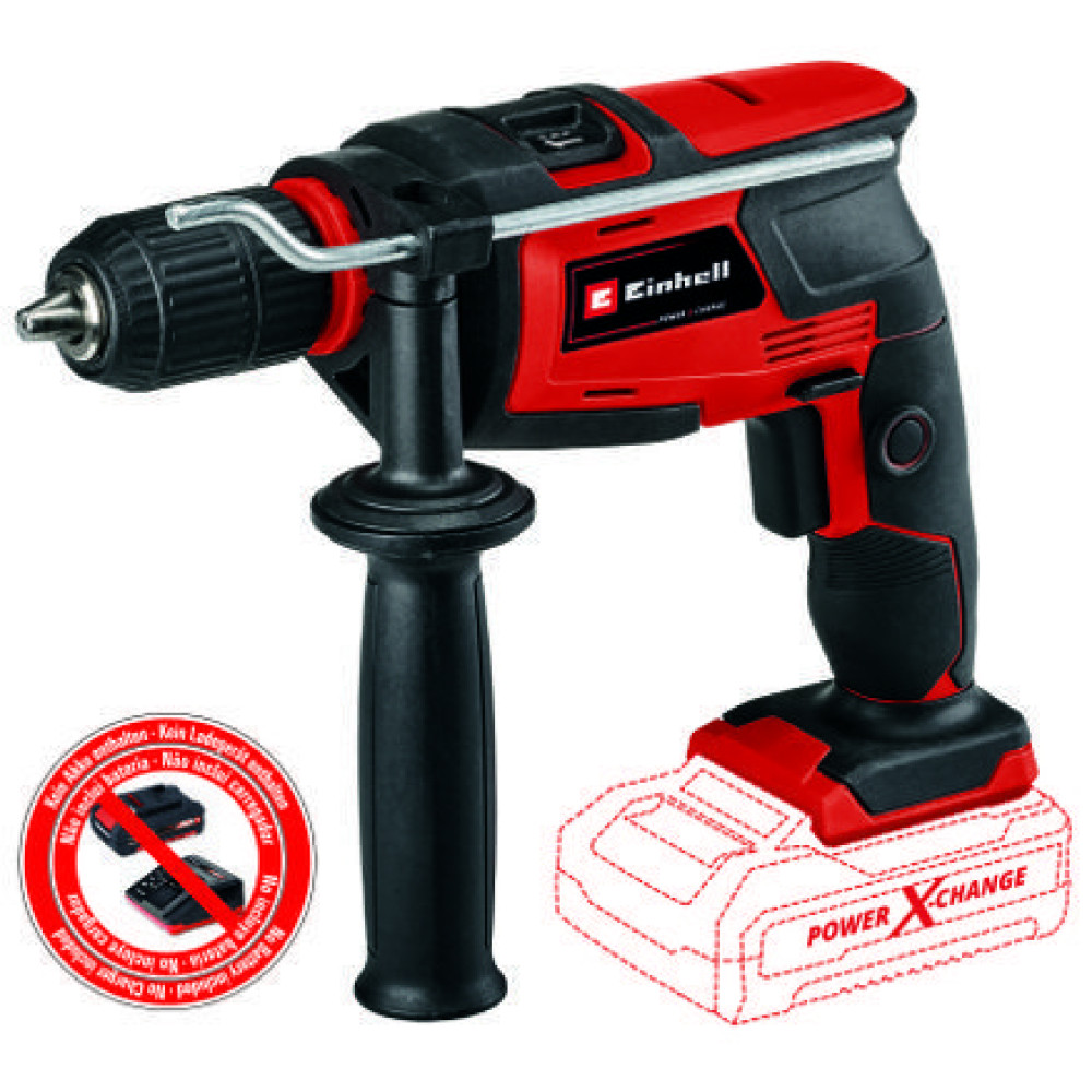 Дрель ударная Einhell PXC TC-ID 18 Li-Solo PXC аккумуляторная без АКБ и ЗУ (4513960)