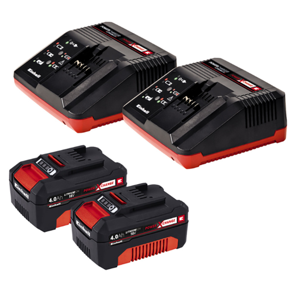 Газонокосарка Einhell GE-CM 43 Li M Kit акумуляторна 2x18В