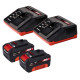 Газонокосарка Einhell GE-CM 43 Li M Kit акумуляторна 2x18В