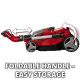 Газонокосарка Einhell RASARRO 36/38 акумуляторна 2x18В