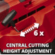 Газонокосарка Einhell RASARRO 36/38 акумуляторна 2x18В