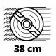 Газонокосарка Einhell RASARRO 36/38 акумуляторна 2x18В