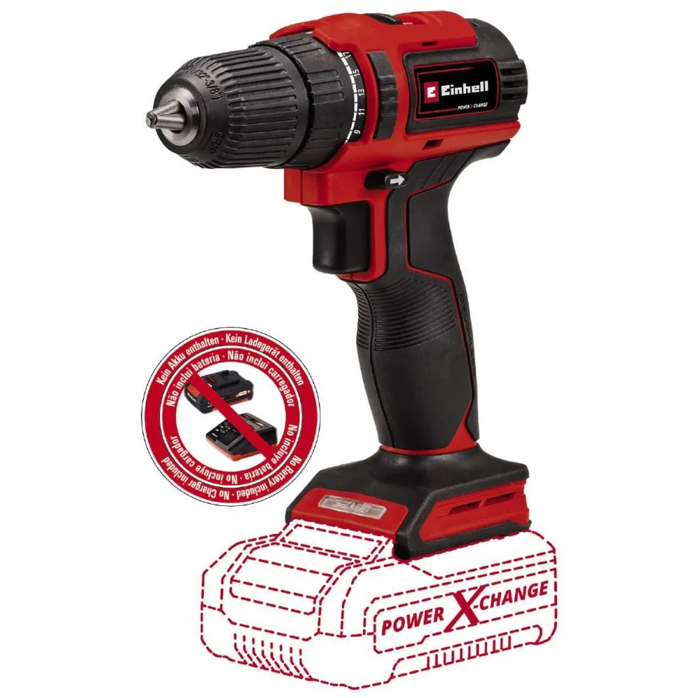 Шуруповерт ударний безщітковий Einhell TE-CD 18/40 Li BL - Solo 18 В 4513997
