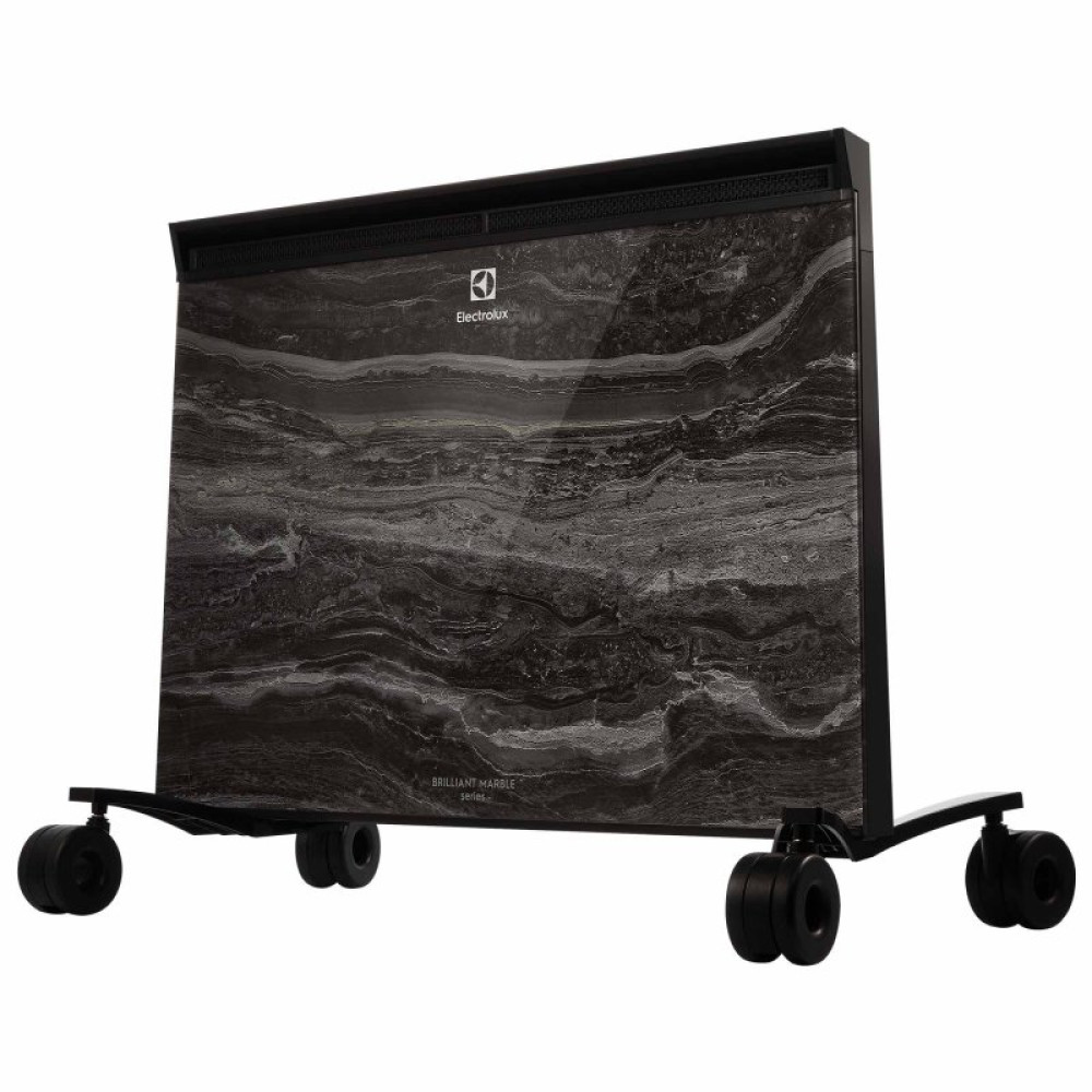 Конвектор ELECTROLUX Brilliant Marble Настінний, 1500 Вт, площа обігріву 20 кв.м., Чорний (ECH/BMI-1500)