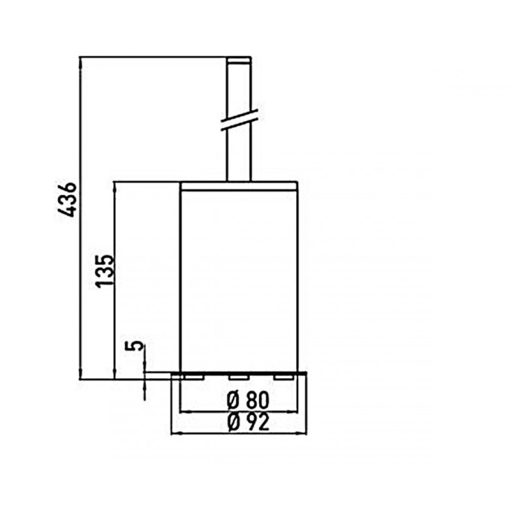 Йоржик для унітазу Emco System 02 3515 001 01