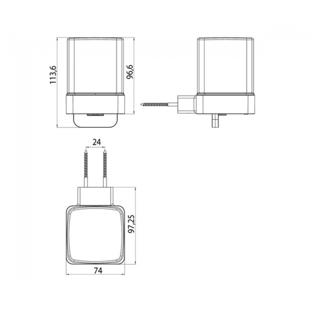 Дозатор для рідкого мила Emco Loft 0521 001 03