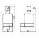 Дозатор для рідкого мила Emco Loft 0521 001 01