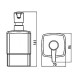 Дозатор для рідкого мила Emco Loft 0521 001 02
