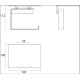 Тримач для туалетного паперу Emco Loft 0598 133 03