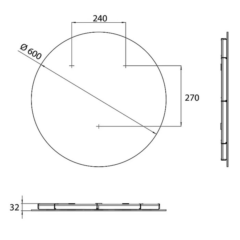 Дзеркало Emco Pure зі світлодіодним підсвічуванням 4411 006 06