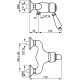 Змішувач для душу EMMEVI LAGUNA BR40062