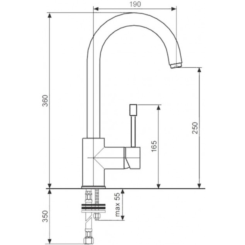 Кухонний змішувач EMMEVI EDEN SC71047