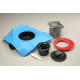 Трап для душа EviMetal YSS Nova з ексцентриком і тканинної мембраною 10х10 см (YYS.1.50.050.10.1)