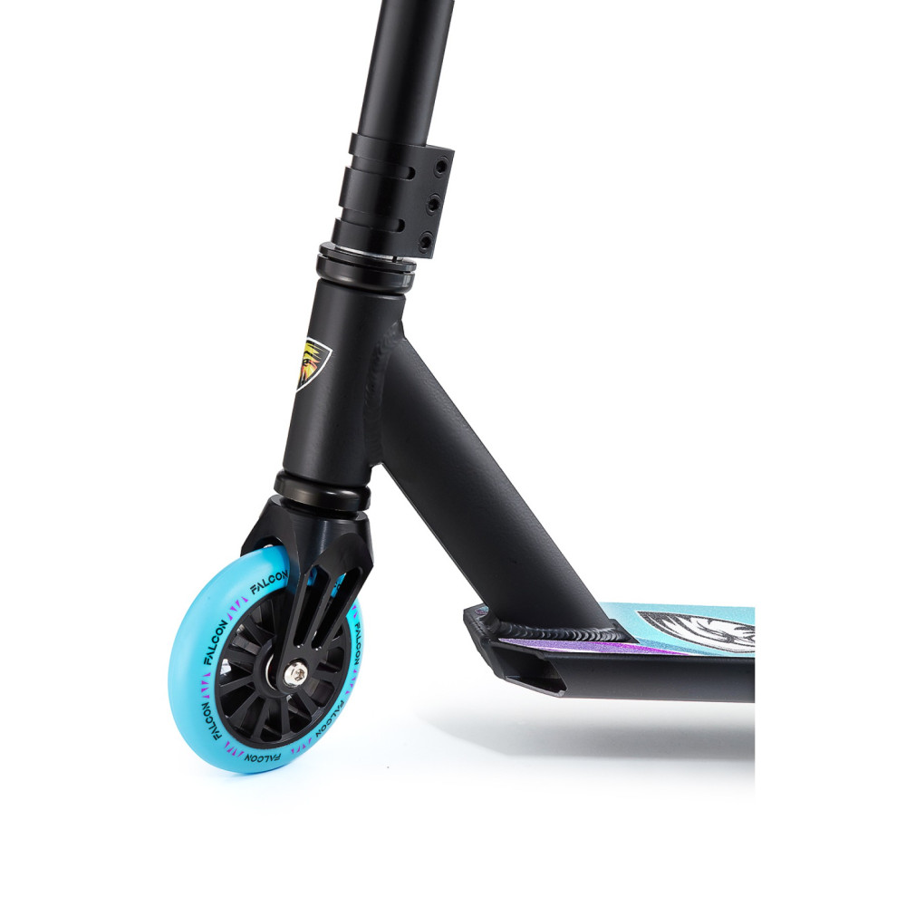 Трюковий самокат Falcon City FAL-0003 Black/Sky Blue FAL-0003 (P-5907739312631)