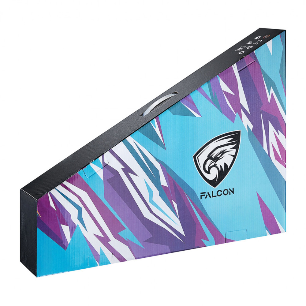 Трюковий самокат Falcon City FAL-0003 Black/Sky Blue FAL-0003 (P-5907739312631)