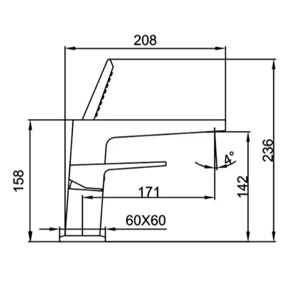Смеситель для ванны FAOP A1109
