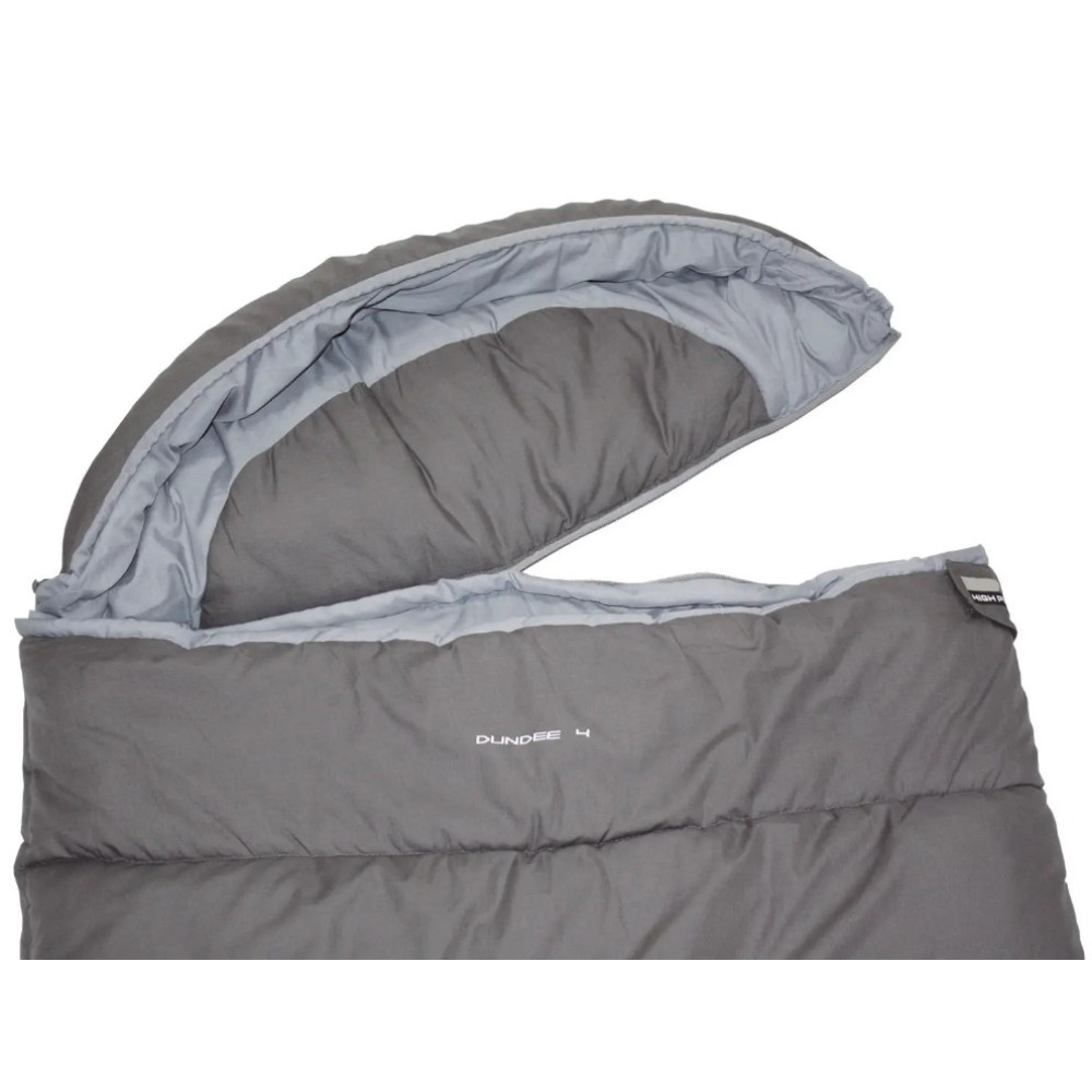 Спальный мешок High Peak Dundee 4/+4°C Grey/Light Grey Left (21238)