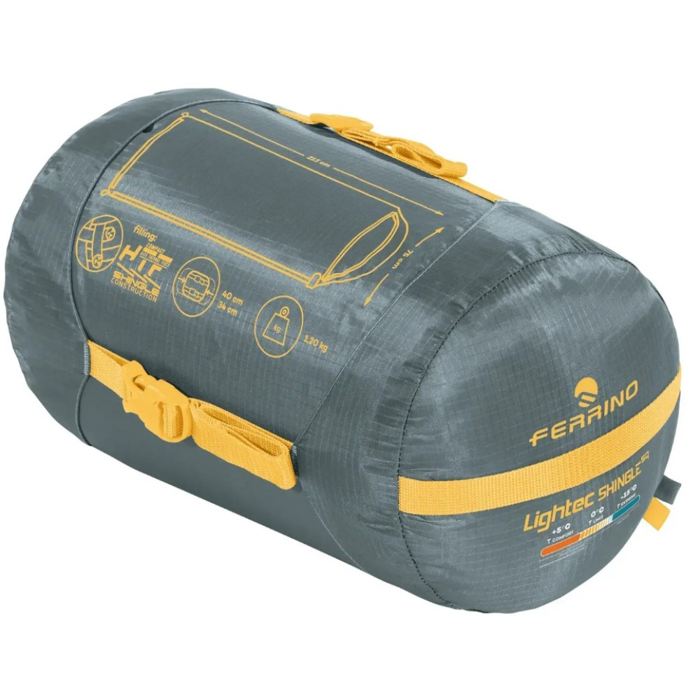 Спальний мішок Ferrino Lightech Shingle SQ -2°C Green Left (86266QVVS)