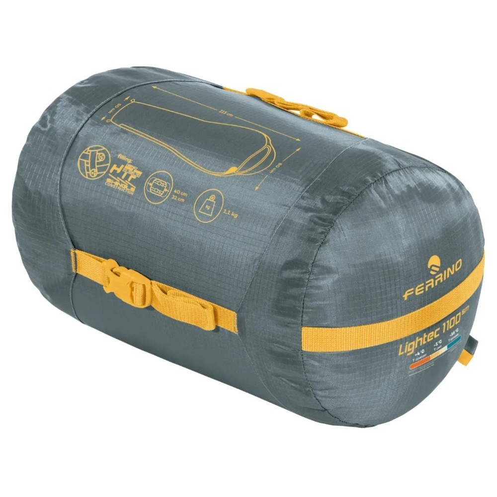 Спальный мешок Ferrino Lightec SM 1100 -3°C Green (86650QVV)